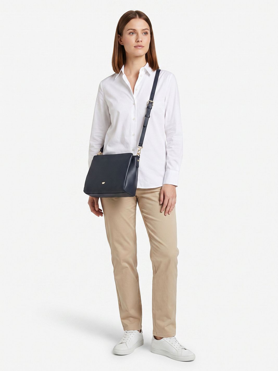 Braun Büffel Hanna Borsa a tracolla S Vera Pelle 28 cm Braun Büffel Hanna Borsa a tracolla S Vera Pelle 28 cm