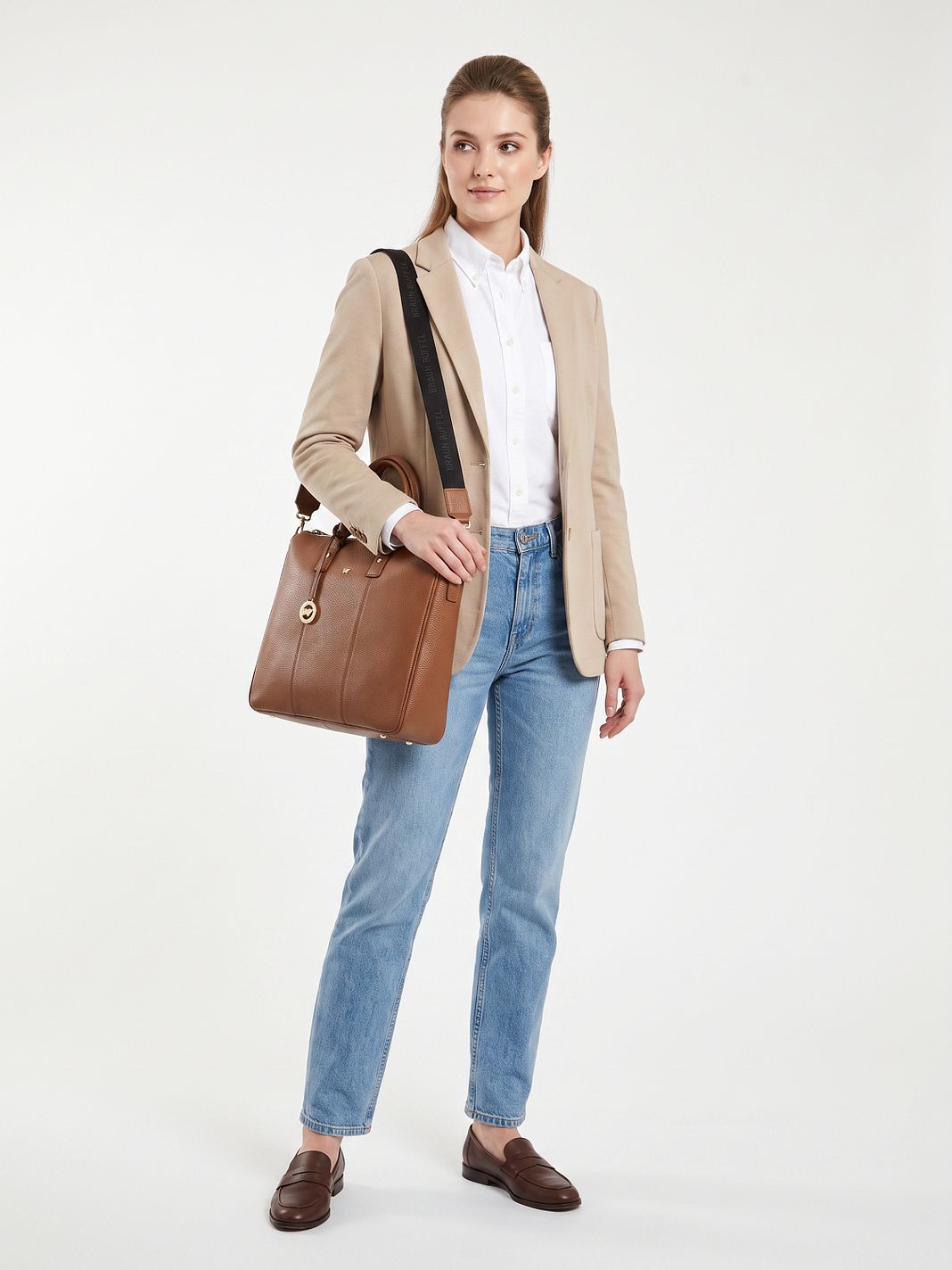 Braun Büffel Hanna Bolsa de compras Piel natural 39 cm Compartimento para el portátil Braun Büffel Hanna Bolsa de compras Piel natural 39 cm Compartimento para el portátil