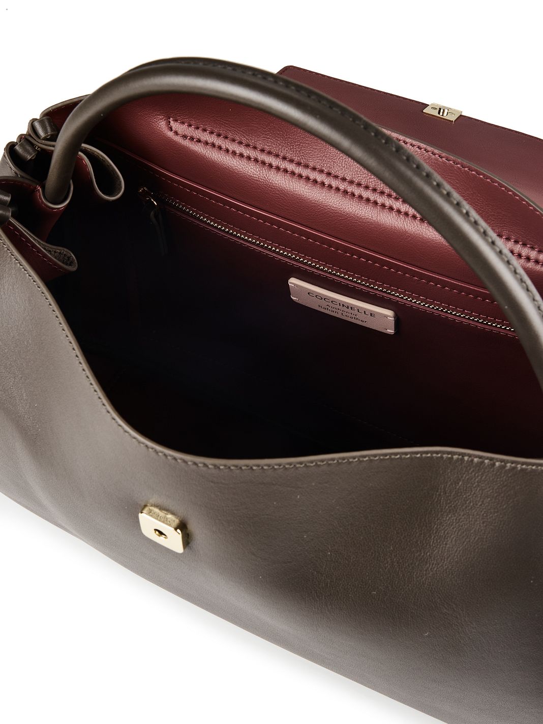 Coccinelle Pansy Bolsa de hombro Piel natural 34 cm Coccinelle Pansy Bolsa de hombro Piel natural 34 cm