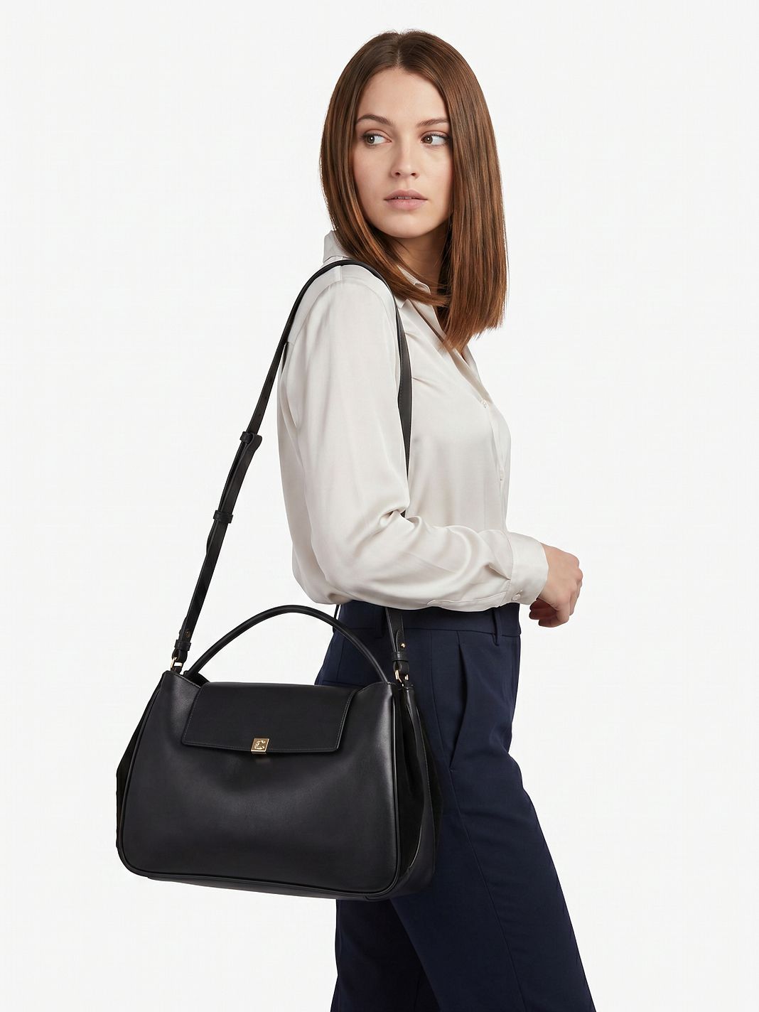 Coccinelle Pansy Bolsa de hombro Piel natural 34 cm Coccinelle Pansy Bolsa de hombro Piel natural 34 cm