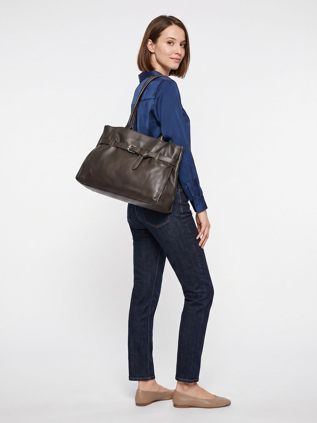 Coccinelle Sabine Borsa a spalla Vera Pelle 36 cm Coccinelle Sabine Borsa a spalla Vera Pelle 36 cm