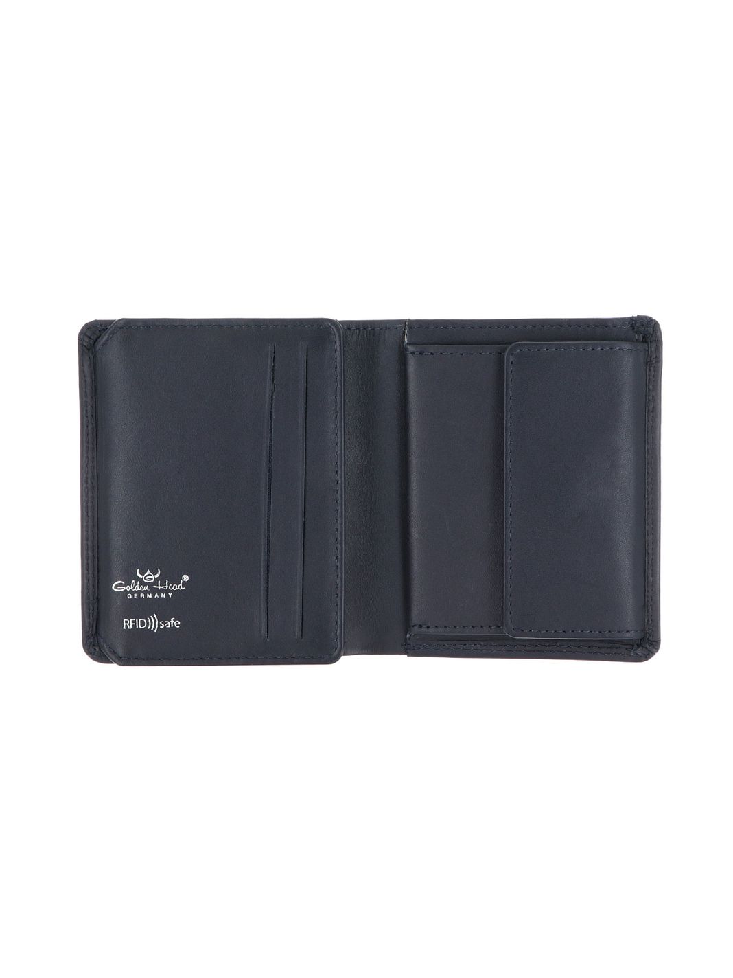 Golden Head Polo Portafoglio Protezione RFID Vera Pelle 10 cm