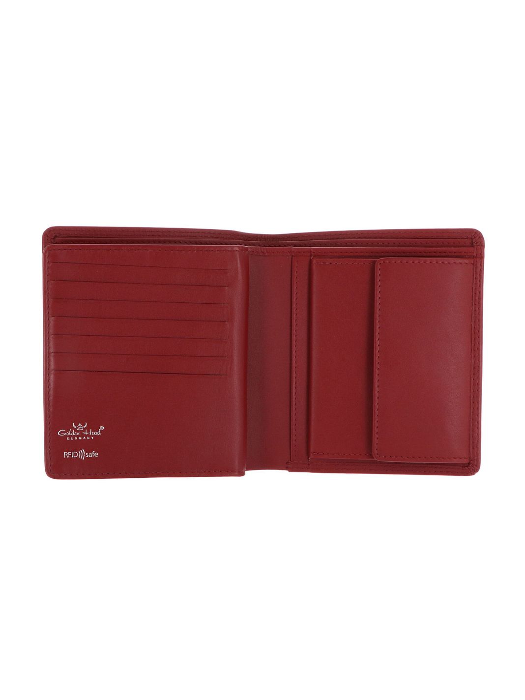 Golden Head Polo Portafoglio Protezione RFID Vera Pelle 13 cm Golden Head Polo Portafoglio Protezione RFID Vera Pelle 13 cm