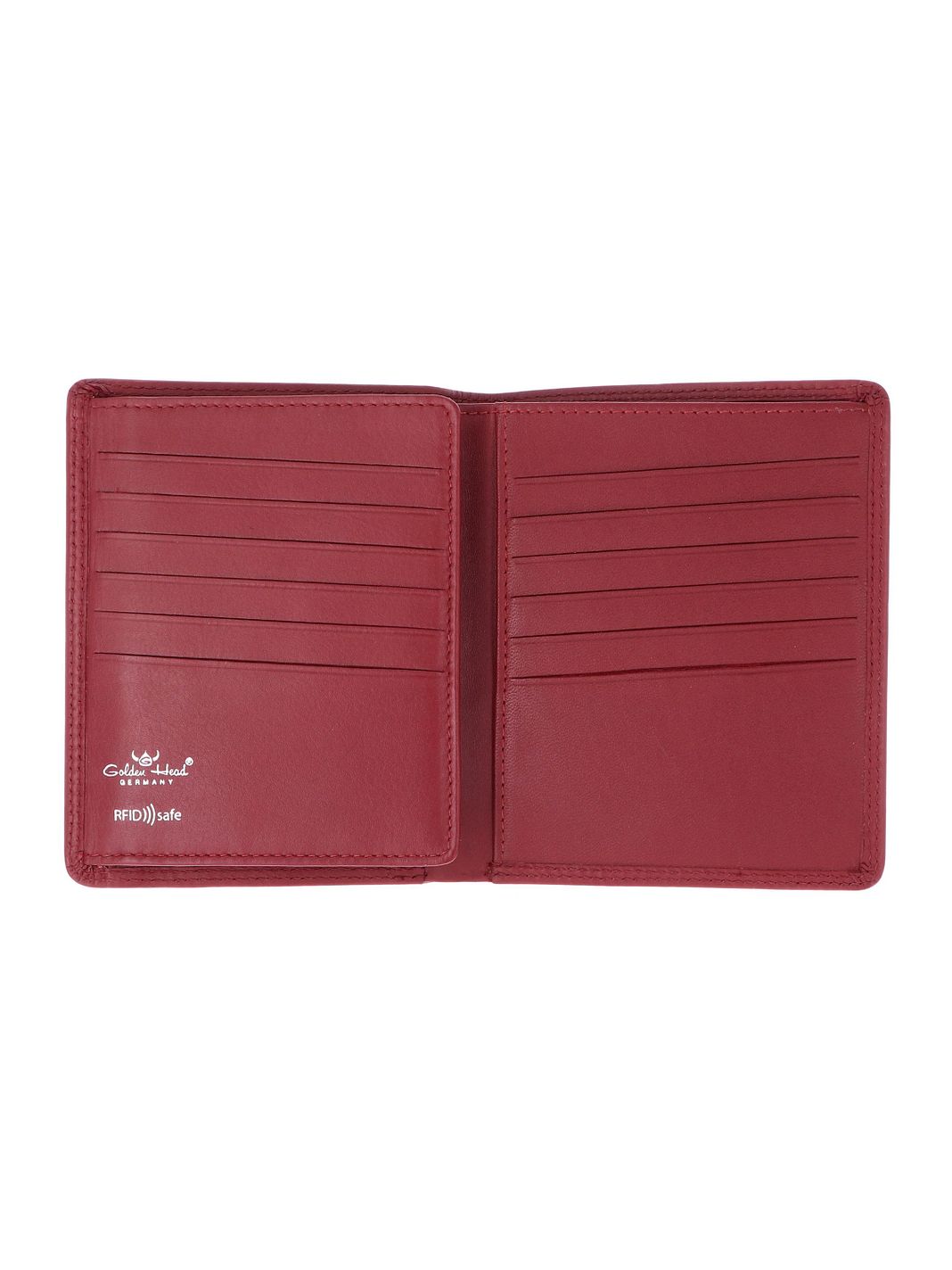 Golden Head Polo Portafoglio Protezione RFID Vera Pelle 13 cm