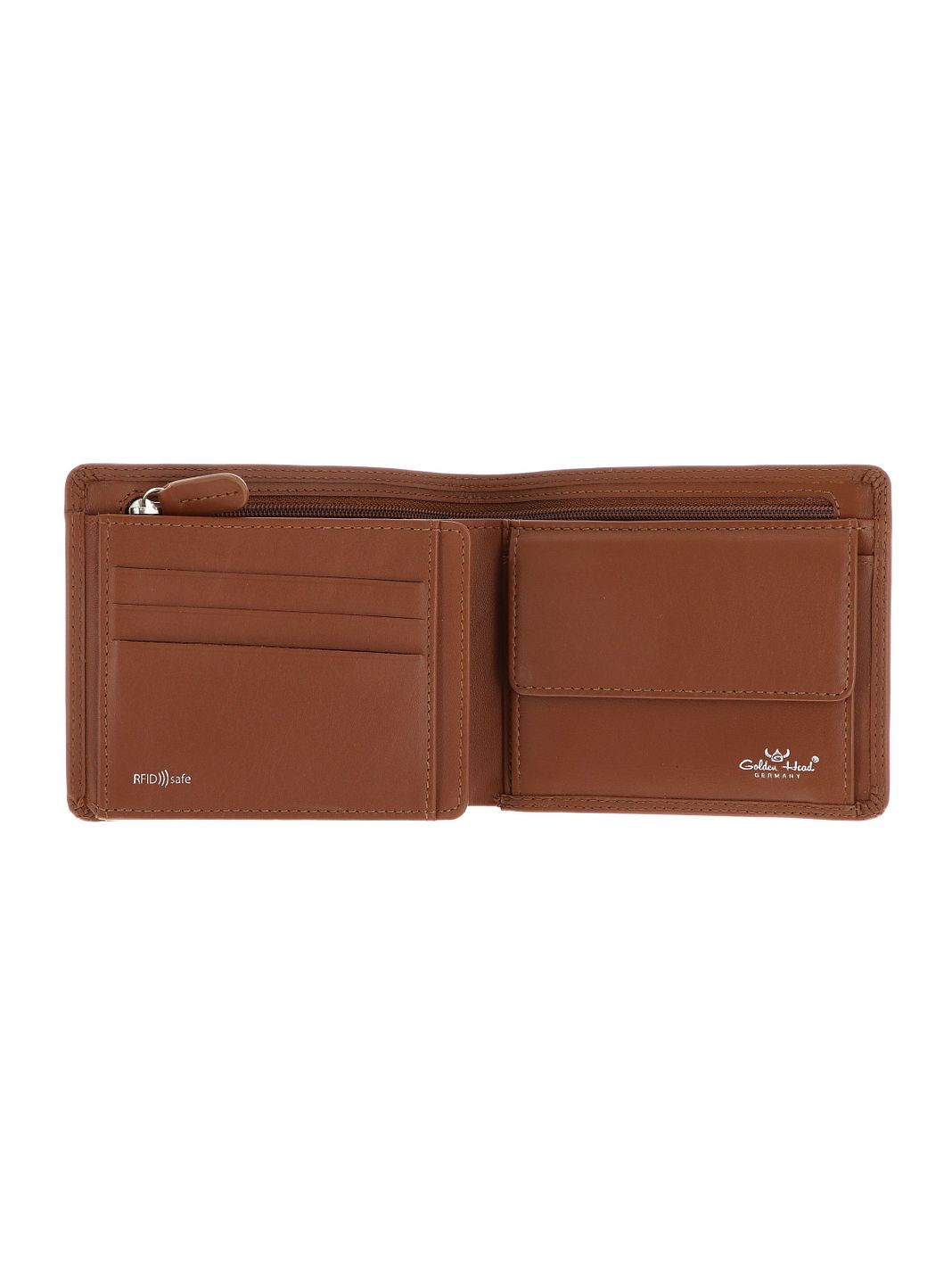 Golden Head Polo Portafoglio Protezione RFID Vera Pelle 12 cm Golden Head Polo Portafoglio Protezione RFID Vera Pelle 12 cm