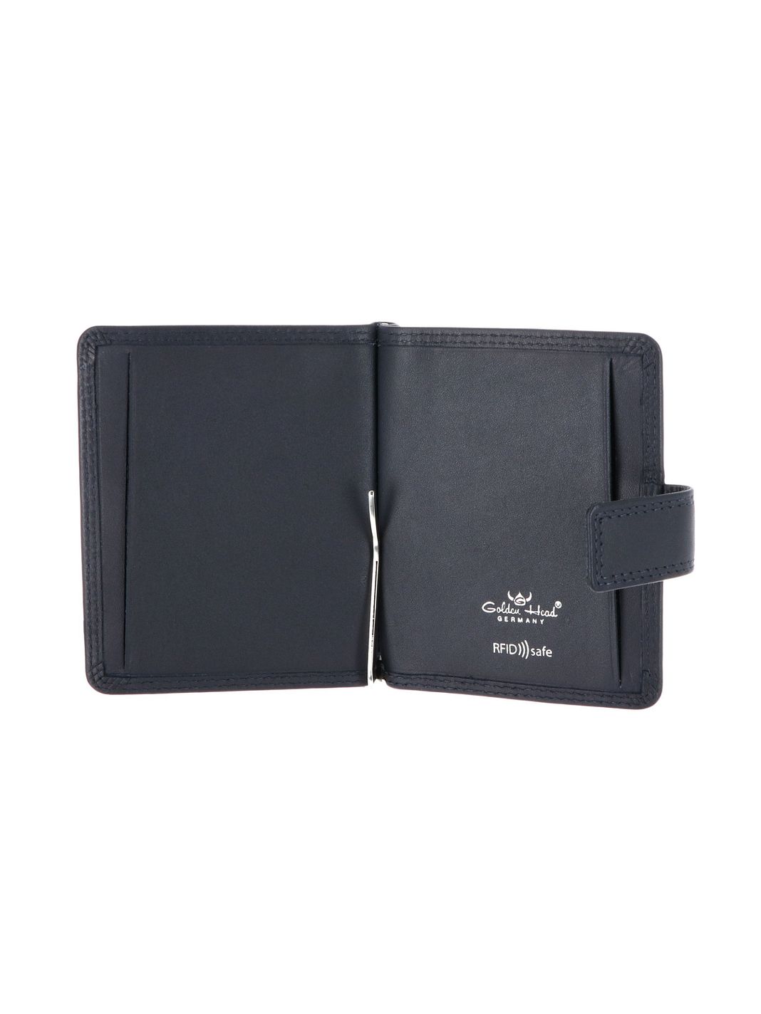 Golden Head Polo Portafoglio Protezione RFID Vera Pelle 10 cm Golden Head Polo Portafoglio Protezione RFID Vera Pelle 10 cm