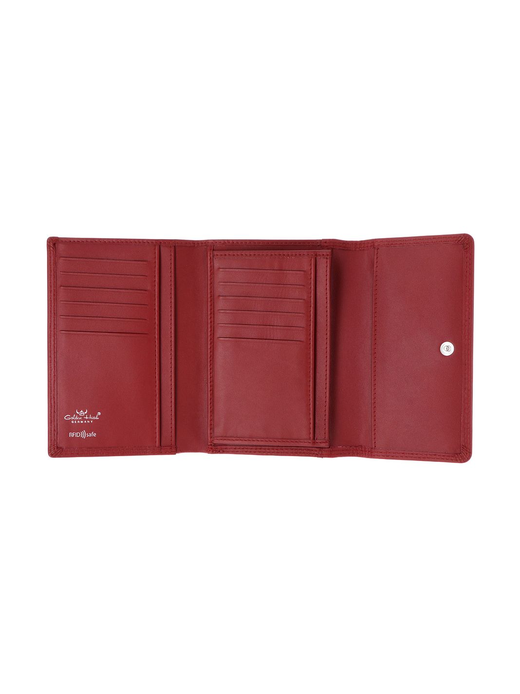 Golden Head Polo Portafoglio Protezione RFID Vera Pelle 14 cm