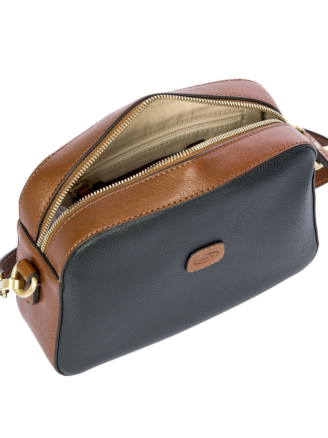 Bric's Volterra Firenze Crossbody taška Kůže 21 cm