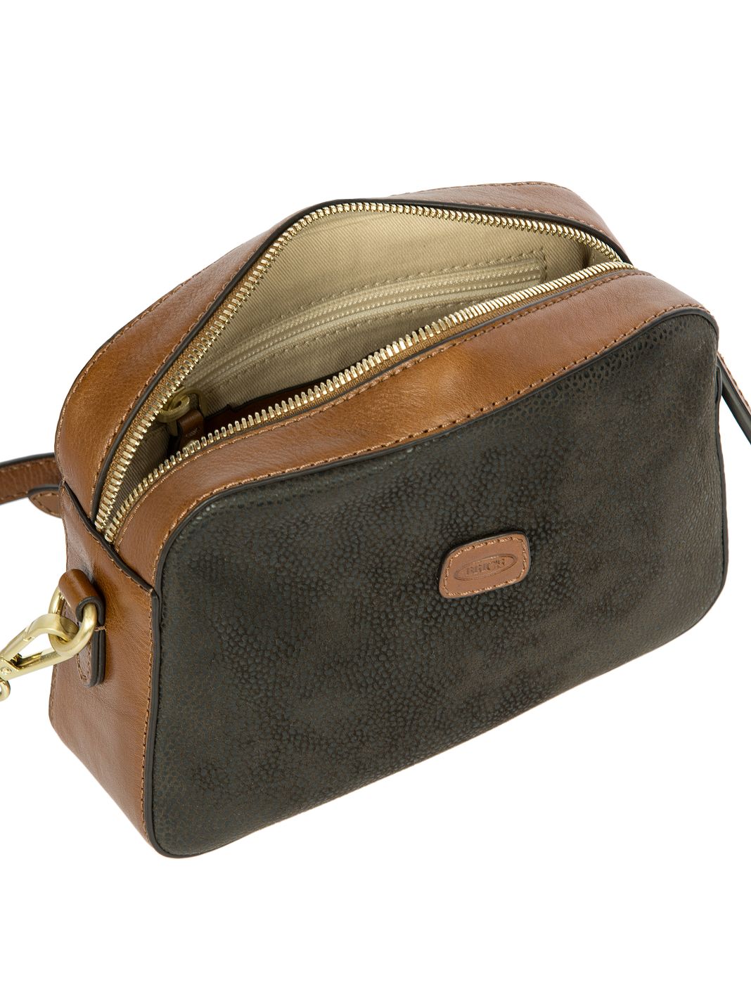 Bric's Volterra Life Bolsa de hombro Piel natural 21 cm