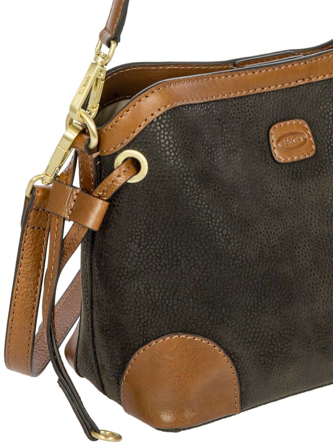 Bric's Volterra Life Bolsa de hombro Piel natural 20 cm