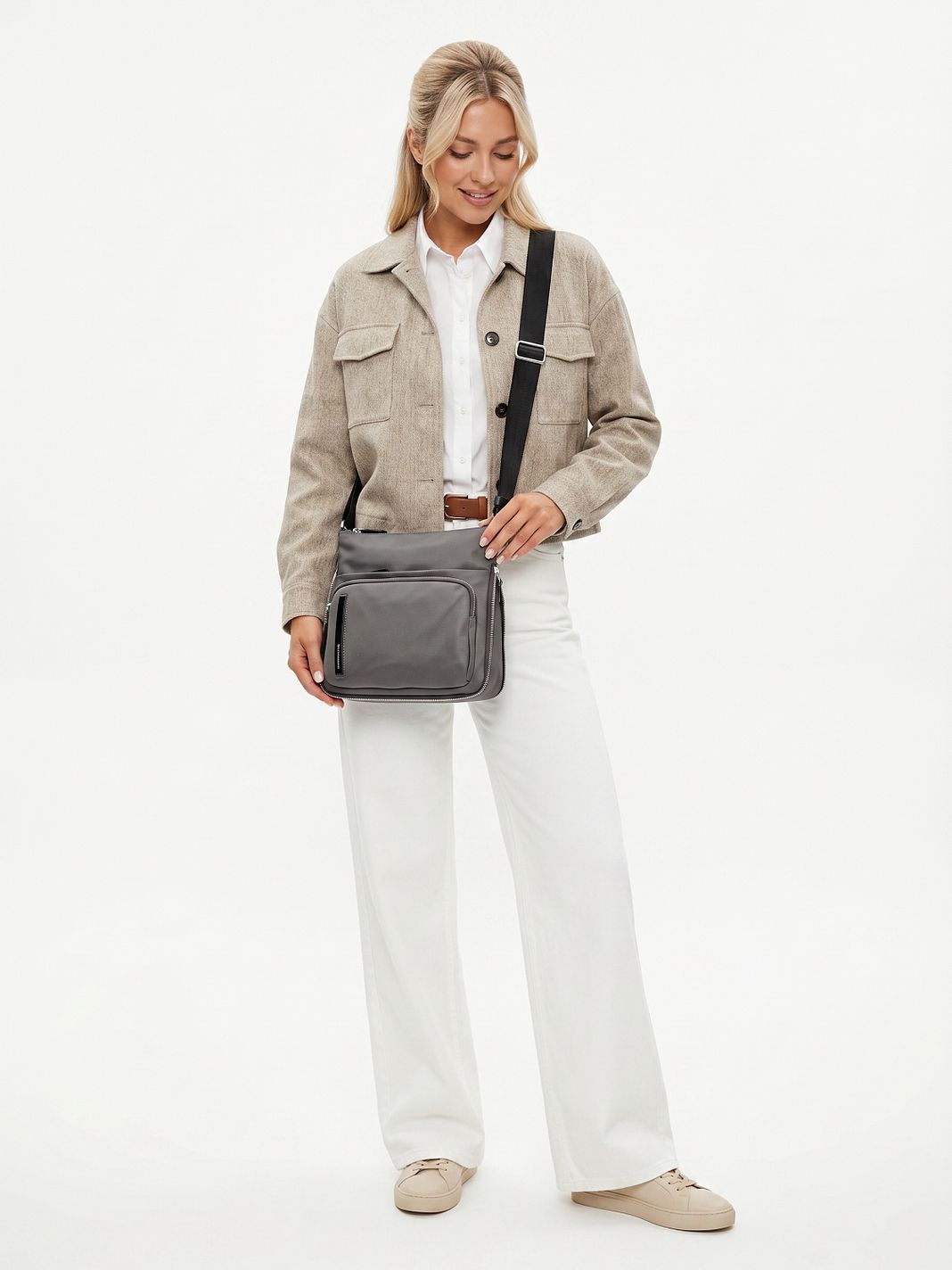Mandarina Duck Hunter Borsa a tracolla 25 cm espandibile Mandarina Duck Hunter Borsa a tracolla 25 cm espandibile