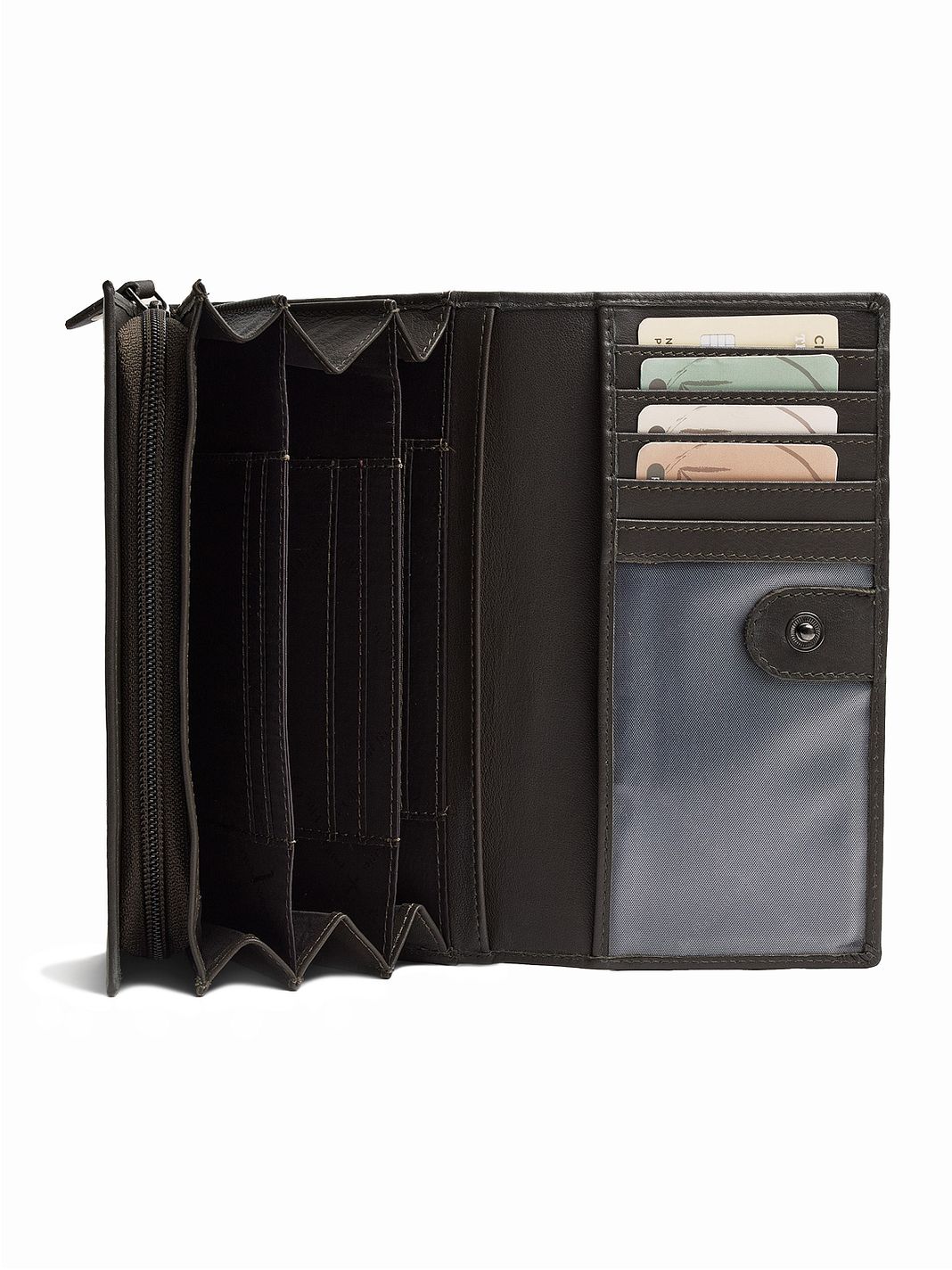 The Chesterfield Brand Valetta Portafoglio Protezione RFID Vera Pelle 18 cm