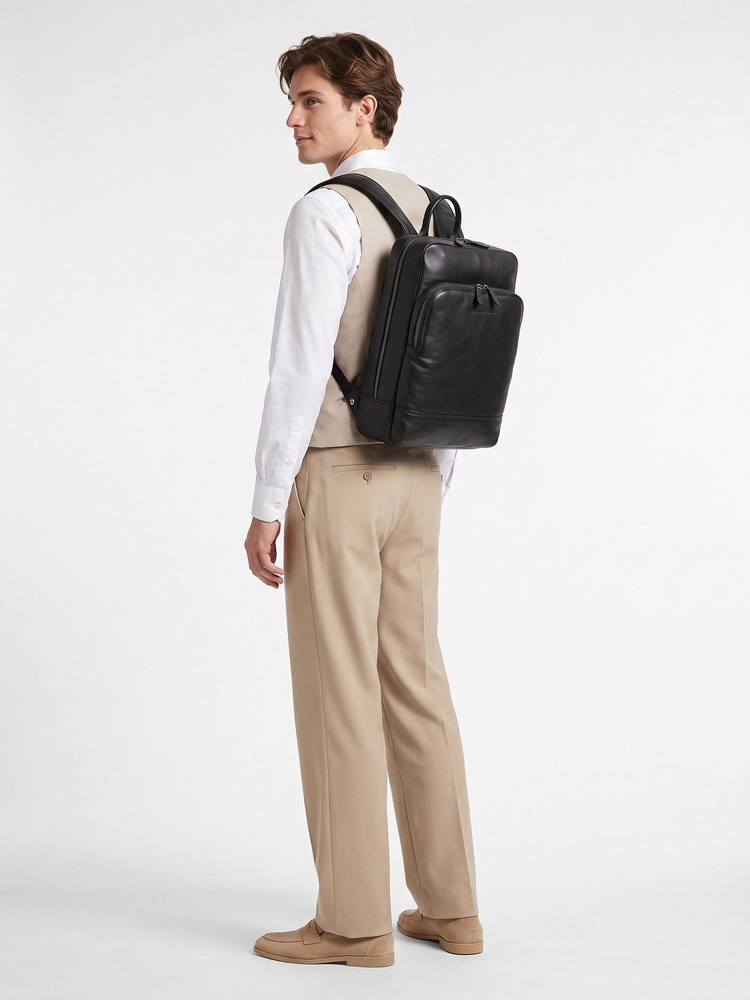 The Chesterfield Brand Marvello Daypack Läder 40 cm Laptopfack The Chesterfield Brand Marvello Daypack Läder 40 cm Laptopfack