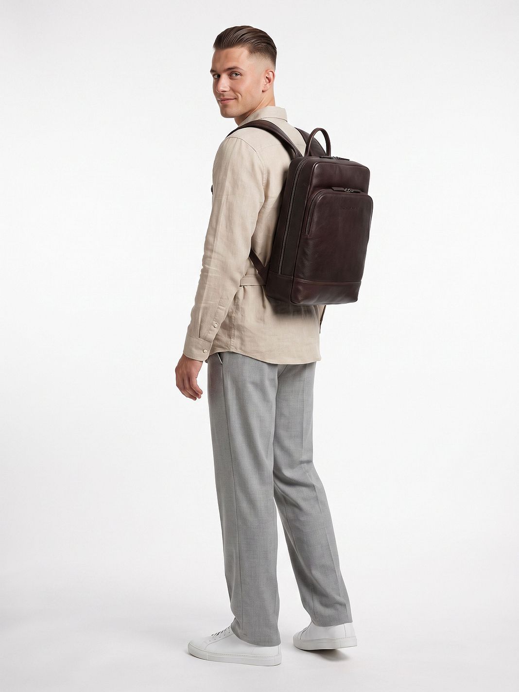 The Chesterfield Brand Marvello Daypack Läder 40 cm Laptopfack The Chesterfield Brand Marvello Daypack Läder 40 cm Laptopfack