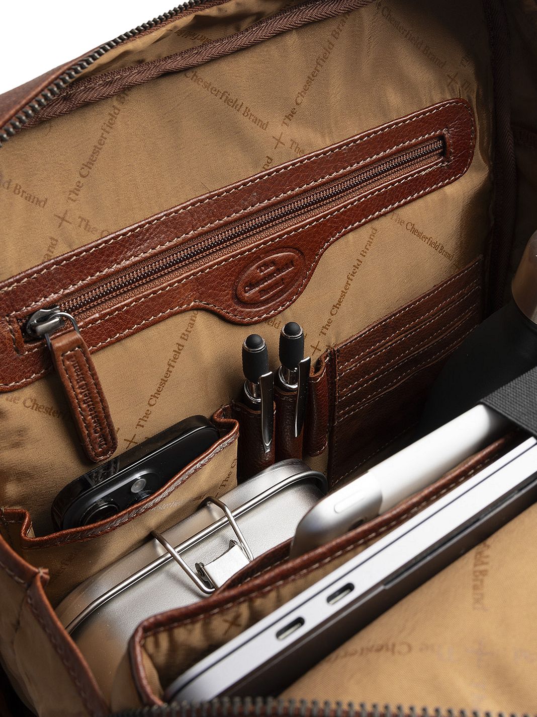 The Chesterfield Brand Marvello Daypack Läder 40 cm Laptopfack The Chesterfield Brand Marvello Daypack Läder 40 cm Laptopfack