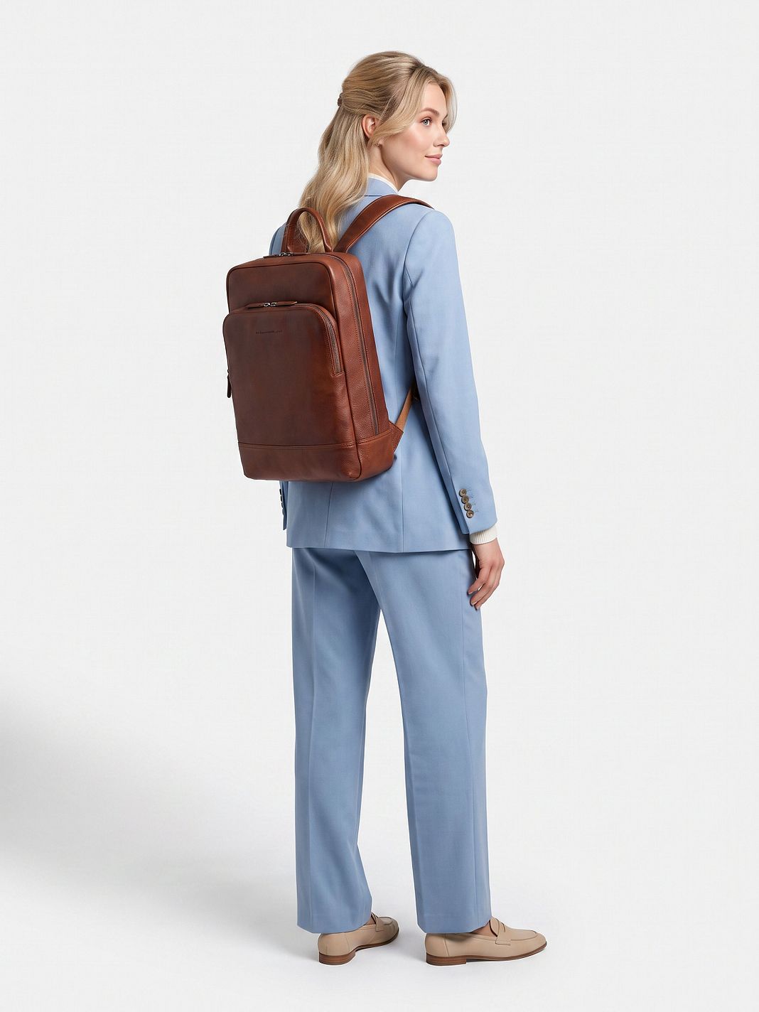 The Chesterfield Brand Marvello Daypack Läder 40 cm Laptopfack The Chesterfield Brand Marvello Daypack Läder 40 cm Laptopfack