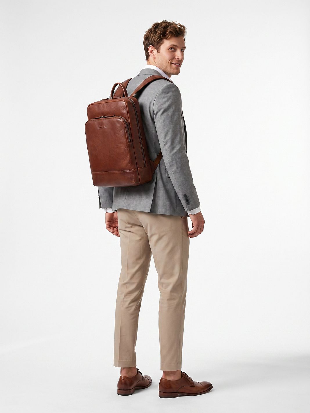 The Chesterfield Brand Marvello Daypack Läder 40 cm Laptopfack The Chesterfield Brand Marvello Daypack Läder 40 cm Laptopfack