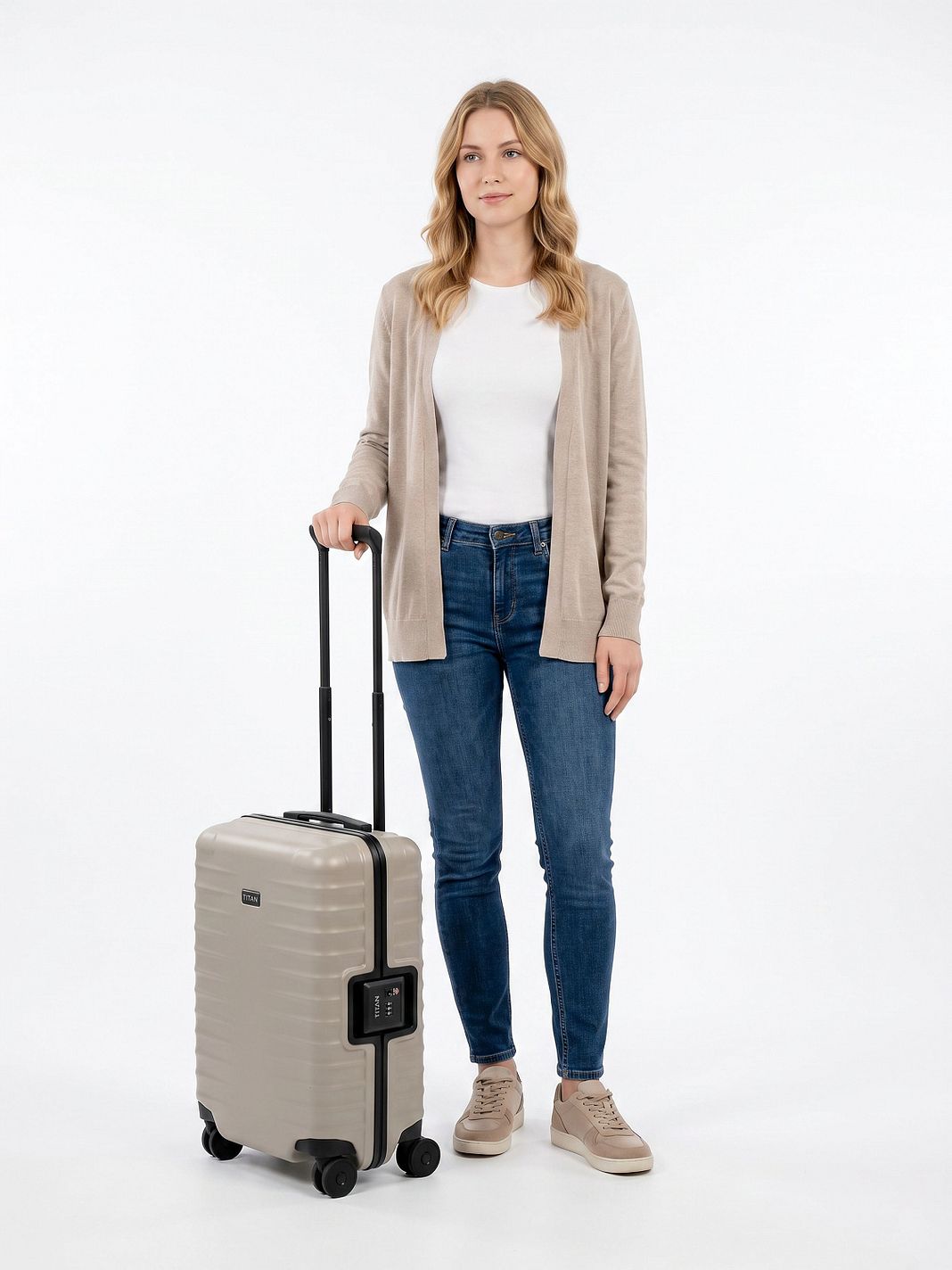 Titan Overseas 4 ruote Trolley cabina S 55 cm Titan Overseas 4 ruote Trolley cabina S 55 cm