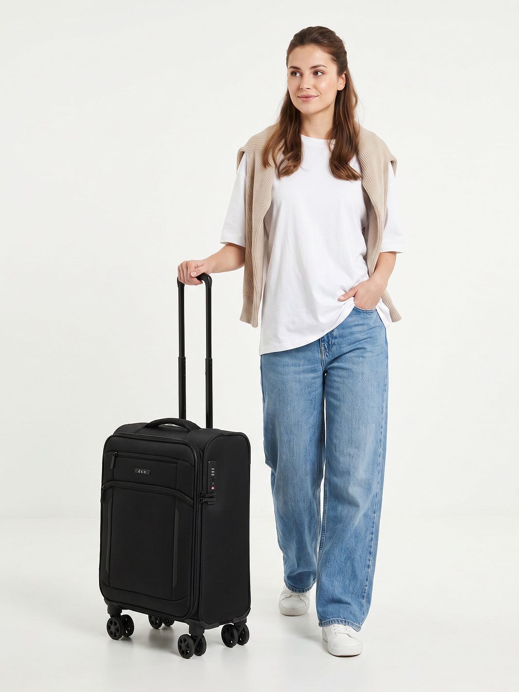 d & n Travel Line 9804 4-pyöräinen Käsimatkatavara S 55 cm d & n Travel Line 9804 4-pyöräinen Käsimatkatavara S 55 cm