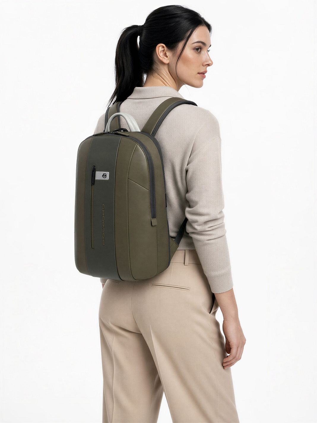 Piquadro Zaino Zaino da giorno Vera Pelle 42 cm Vano porta PC