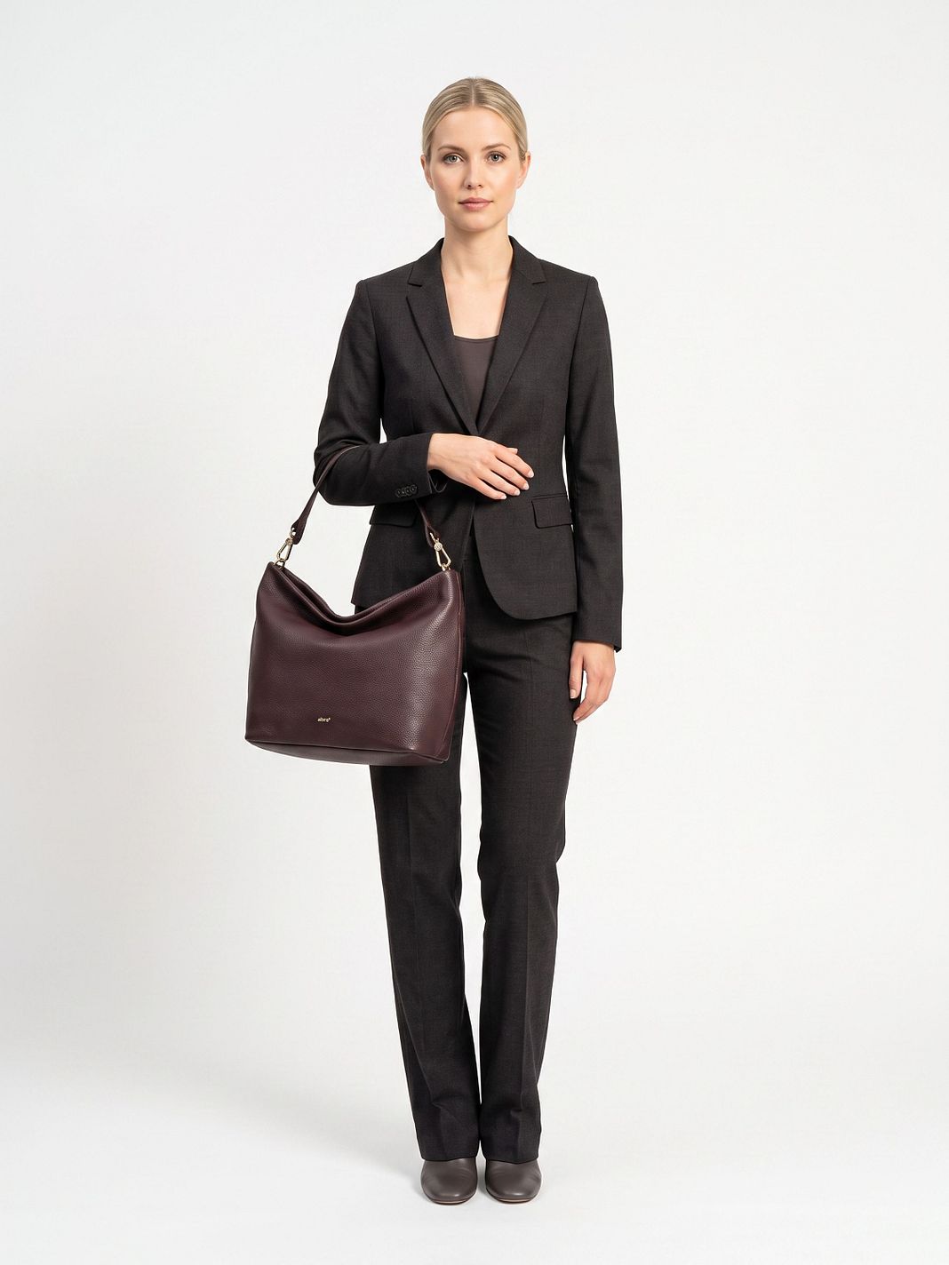 abro Ebony Taška přes rameno Kůže 39 cm abro Ebony Taška přes rameno Kůže 39 cm