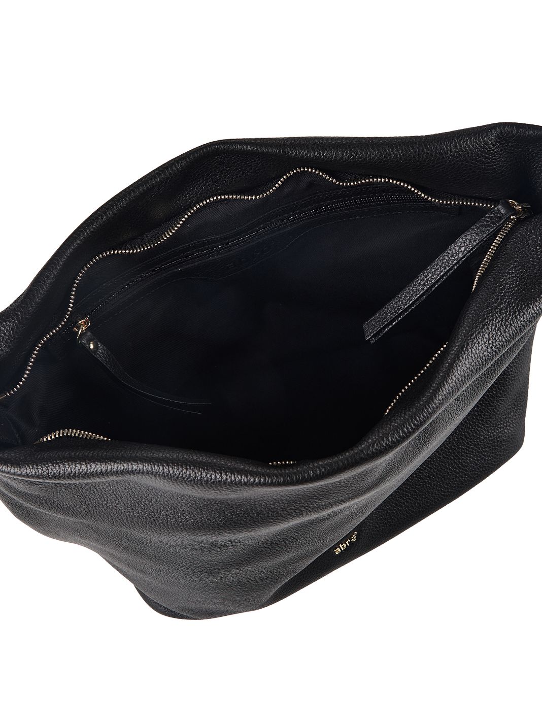 abro Ebony Borsa a spalla Vera Pelle 39 cm abro Ebony Borsa a spalla Vera Pelle 39 cm