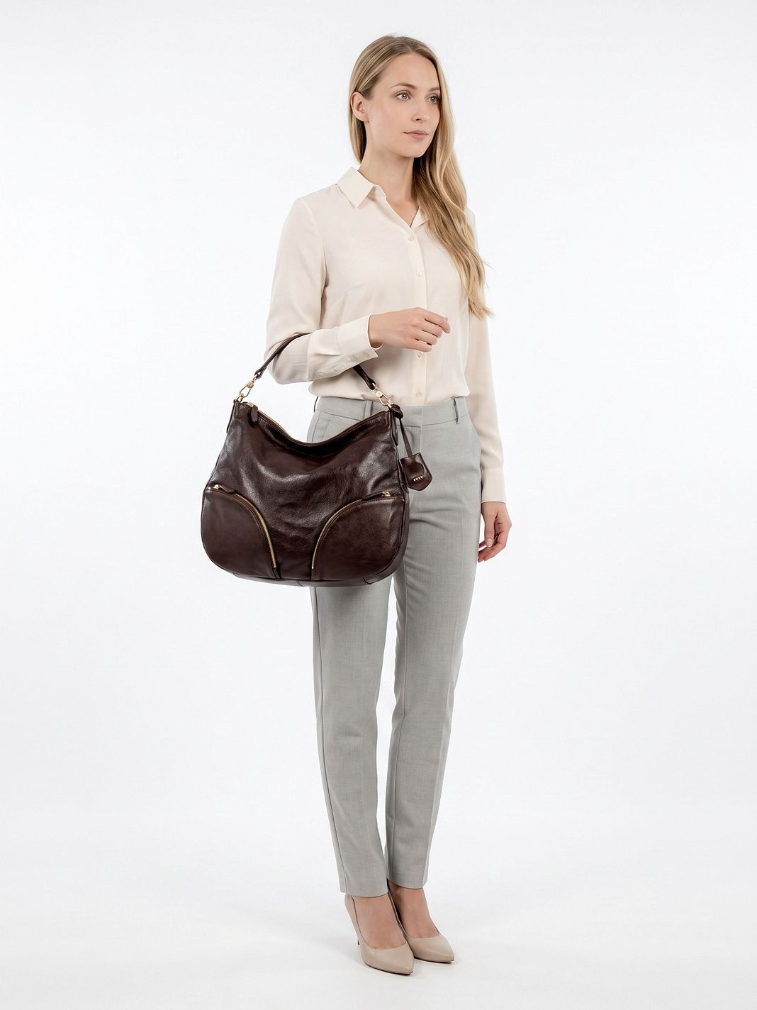 abro Cargo Borsa a spalla Vera Pelle 40 cm abro Cargo Borsa a spalla Vera Pelle 40 cm