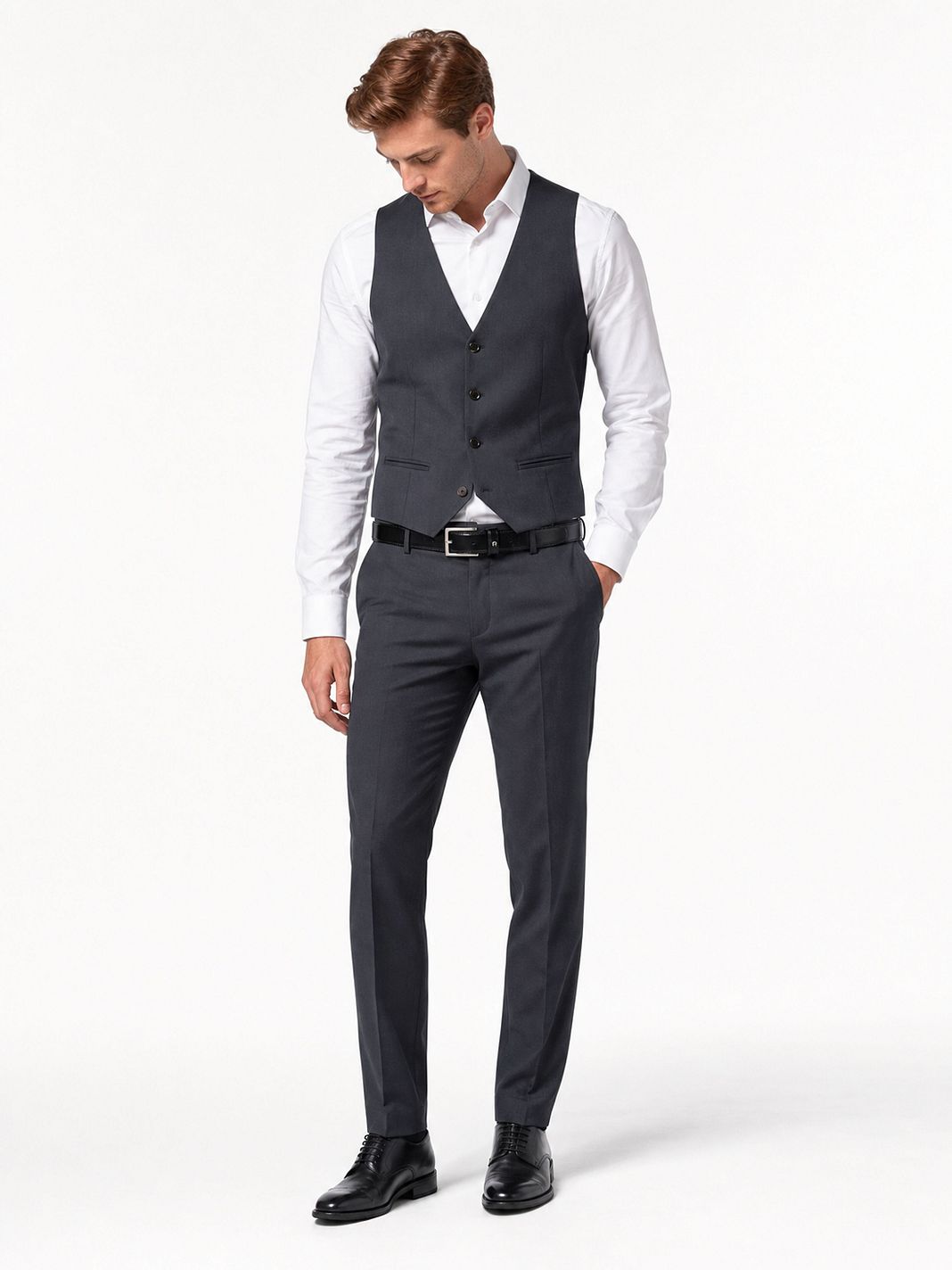 AIGNER Business Cinturón Piel natural