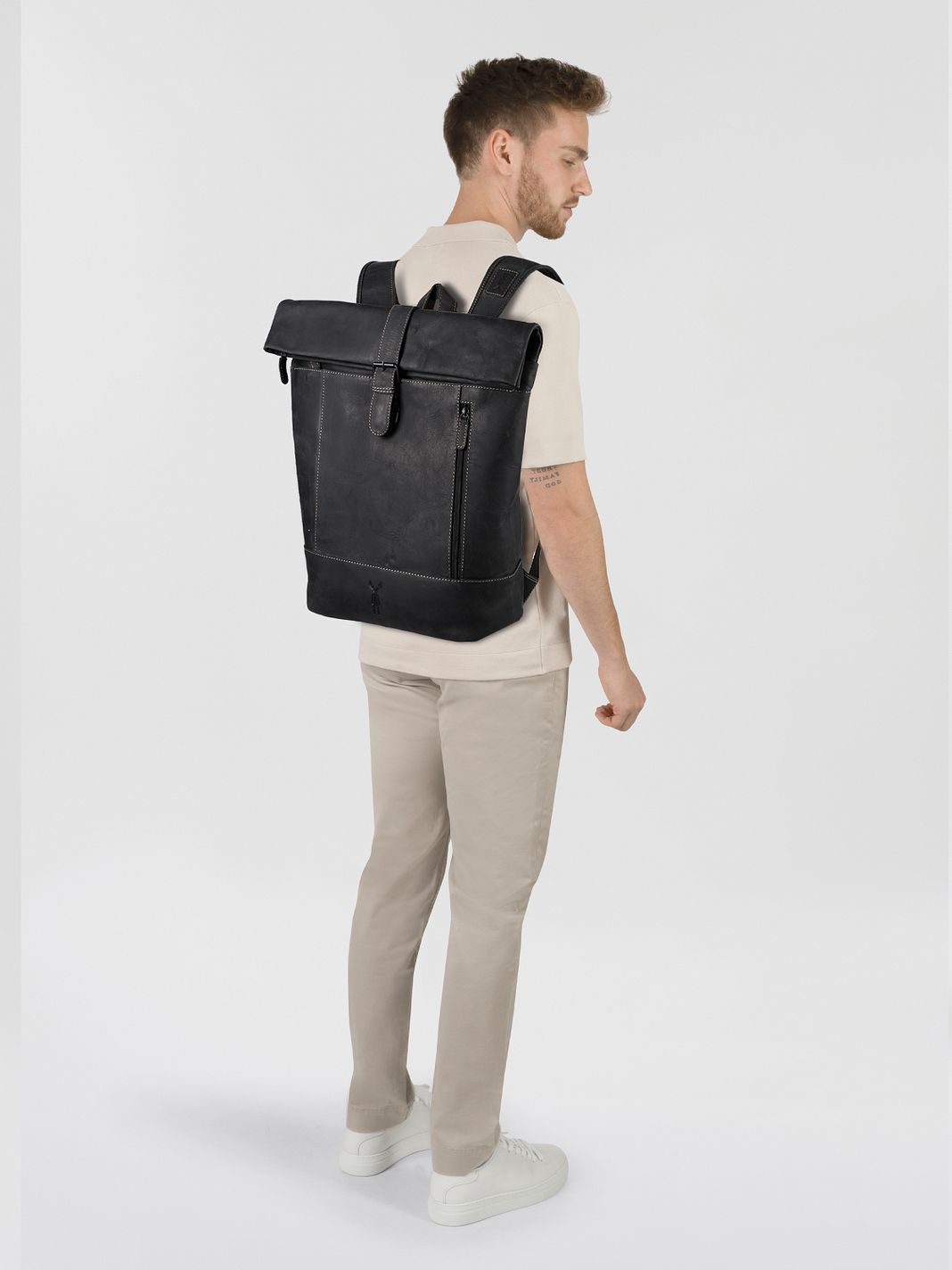 Jack Kinsky Baltimore 15 Zaino da lavoro Vera Pelle 43 cm Vano porta PC Jack Kinsky Baltimore 15 Zaino da lavoro Vera Pelle 43 cm Vano porta PC
