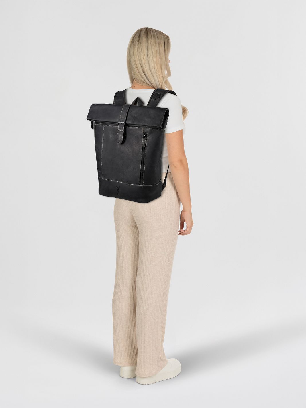 Jack Kinsky Baltimore 15 Zaino da lavoro Vera Pelle 43 cm Vano porta PC Jack Kinsky Baltimore 15 Zaino da lavoro Vera Pelle 43 cm Vano porta PC