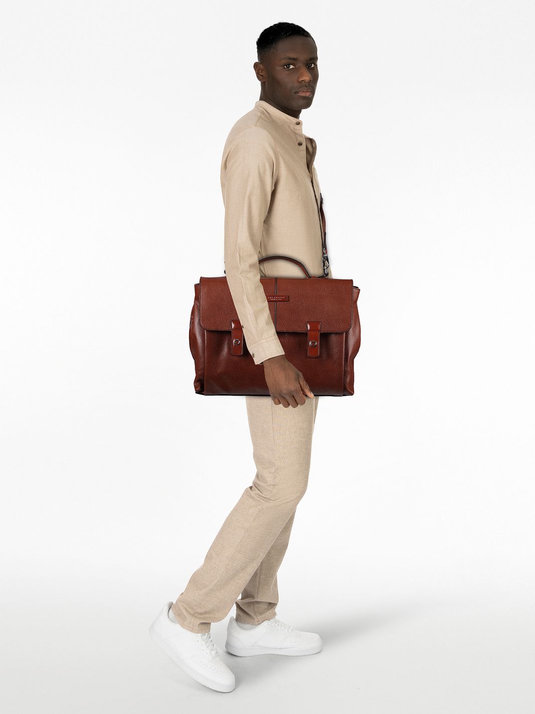 The Bridge Biagio Cartella Messenger Vera Pelle 41 cm Vano porta PC The Bridge Biagio Cartella Messenger Vera Pelle 41 cm Vano porta PC