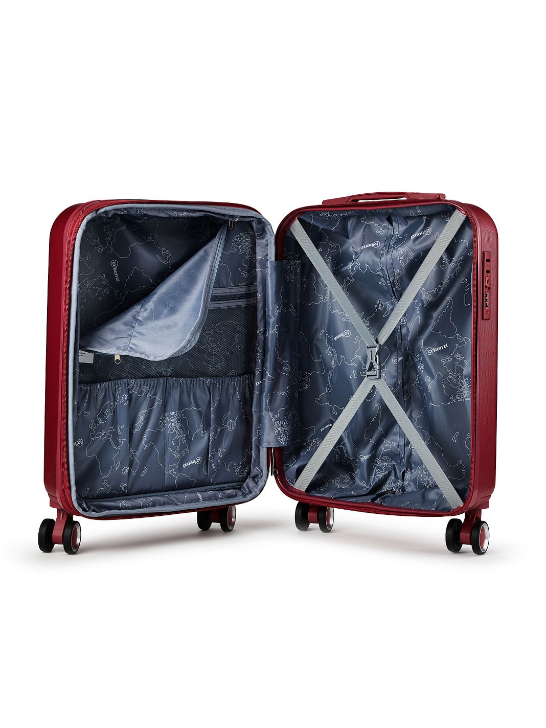 Benzi 5823 4-hjulet Håndbagage S 53 cm med ekspansion Benzi 5823 4-hjulet Håndbagage S 53 cm med ekspansion