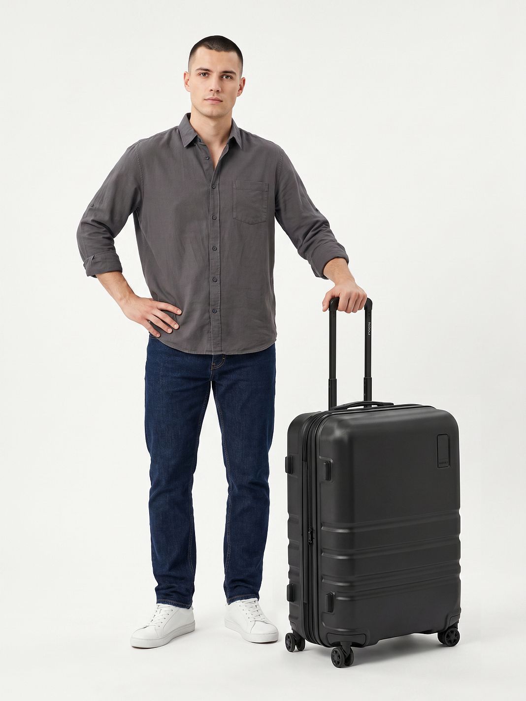 Redolz Pro ABS 4 ruedas Trolley 65 cm Con asa expansible Redolz Pro ABS 4 ruedas Trolley 65 cm Con asa expansible