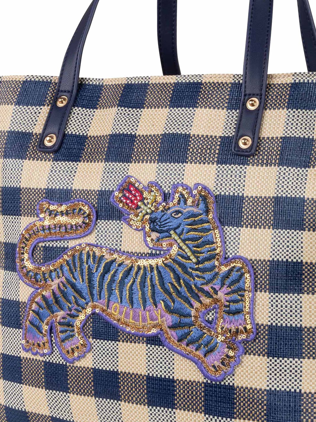 Oilily Check Borsa shopper 30 cm Oilily Check Borsa shopper 30 cm