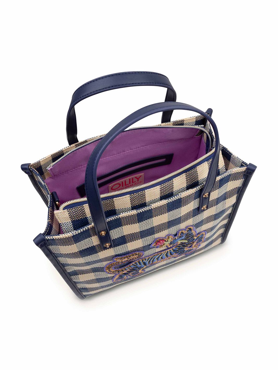 Oilily Check Borsa shopper 30 cm Oilily Check Borsa shopper 30 cm