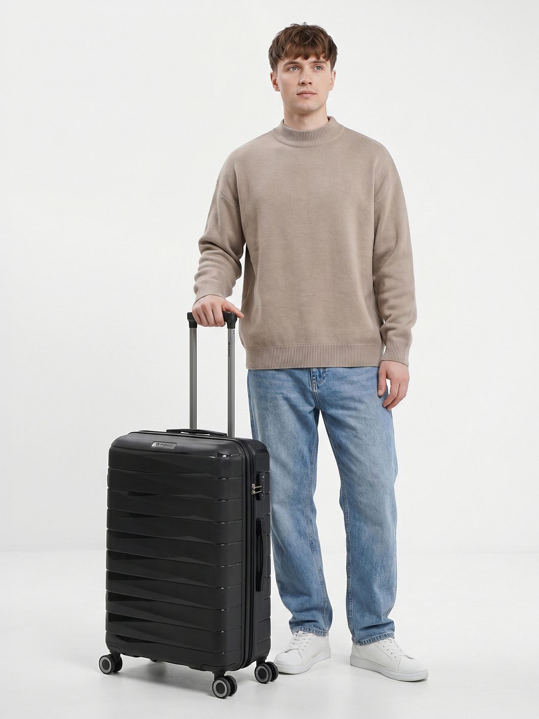 Franky London 4 ruedas Trolley M 65 cm Con asa expansible Franky London 4 ruedas Trolley M 65 cm Con asa expansible