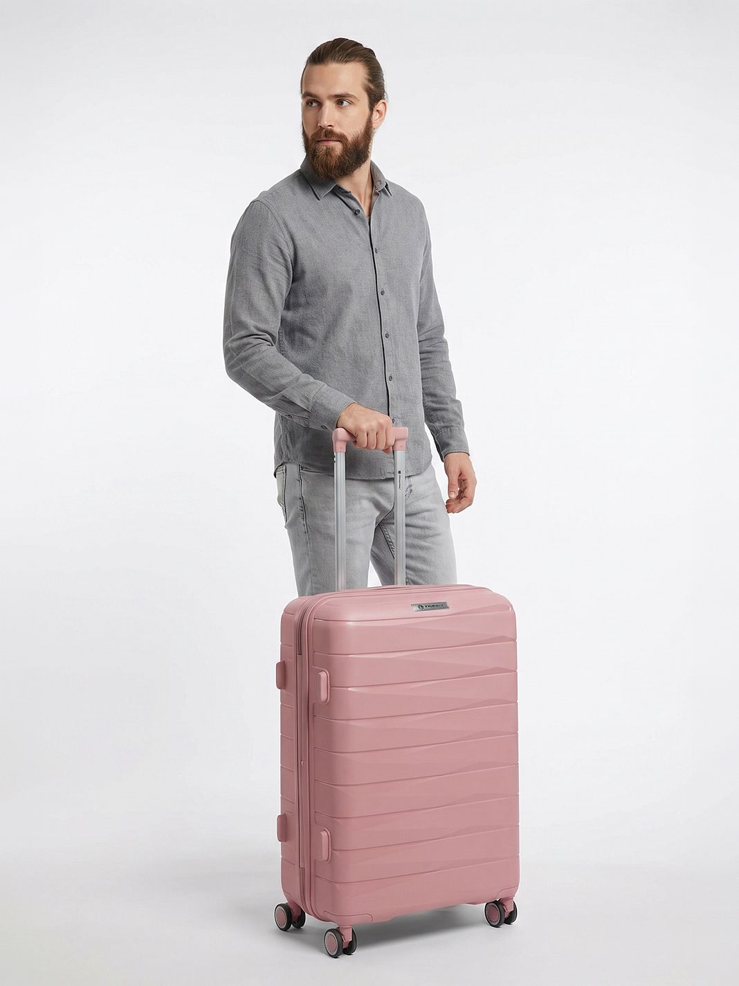 Franky London 4 ruedas Trolley M 65 cm Con asa expansible Franky London 4 ruedas Trolley M 65 cm Con asa expansible