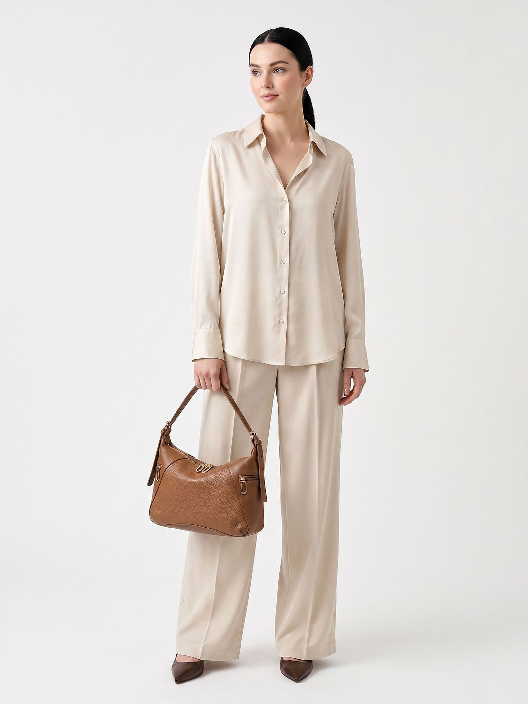 Mandarina Duck Daisy Borsa a spalla Vera Pelle 26 cm Mandarina Duck Daisy Borsa a spalla Vera Pelle 26 cm