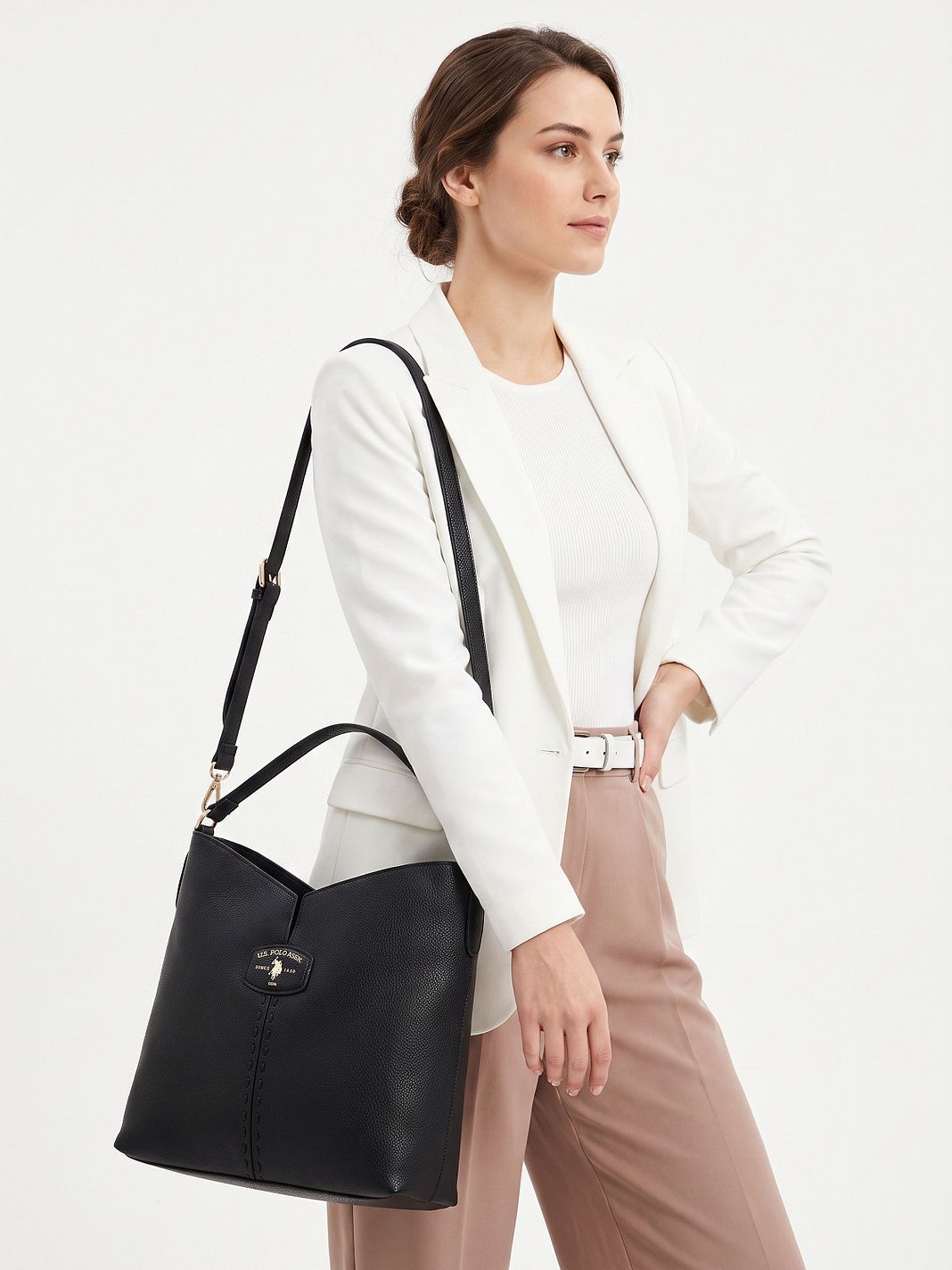U.S. Polo Assn. Chestnut Borsa a spalla 27 cm U.S. Polo Assn. Chestnut Borsa a spalla 27 cm