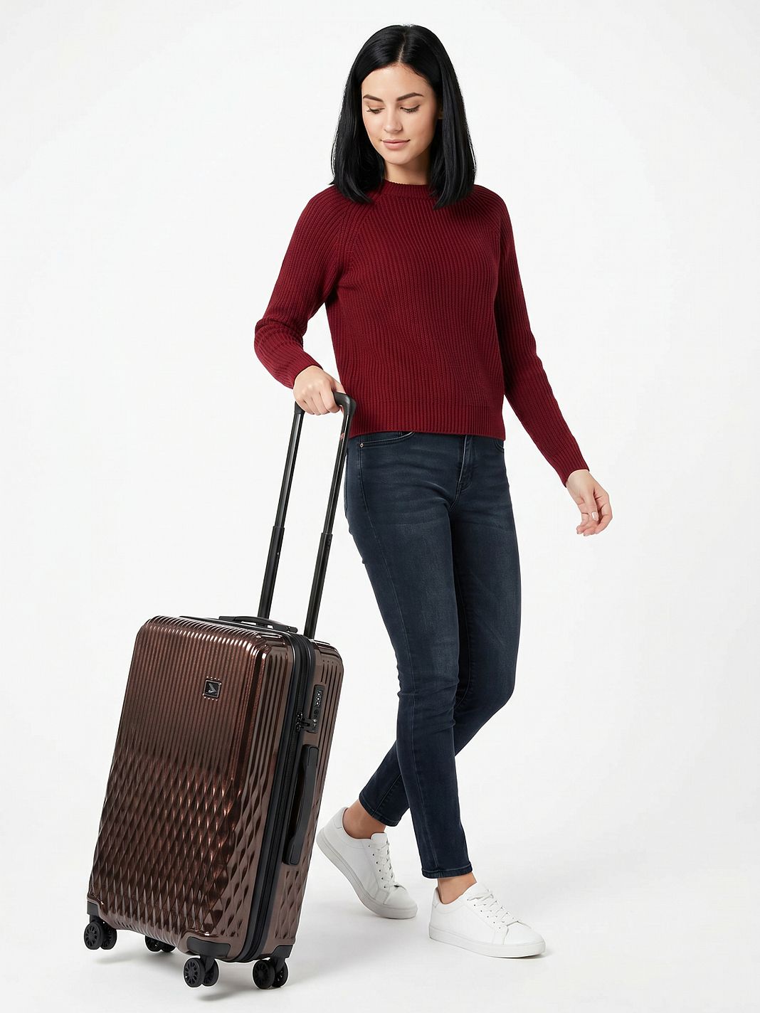 Pack Easy Flow 4 ruedas Trolley M 66 cm Con asa expansible
