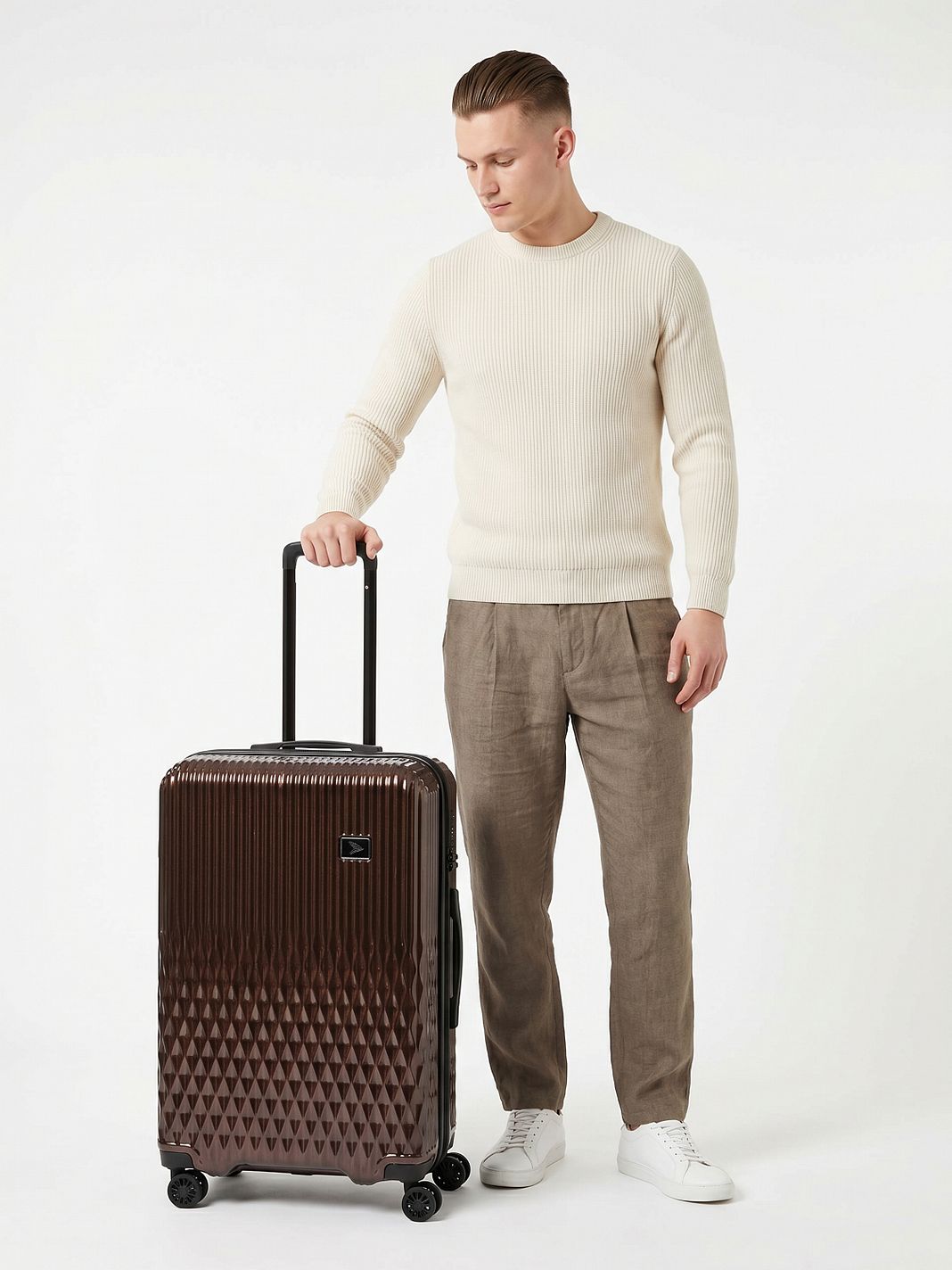Pack Easy Flow 4 ruedas Trolley M 66 cm Con asa expansible