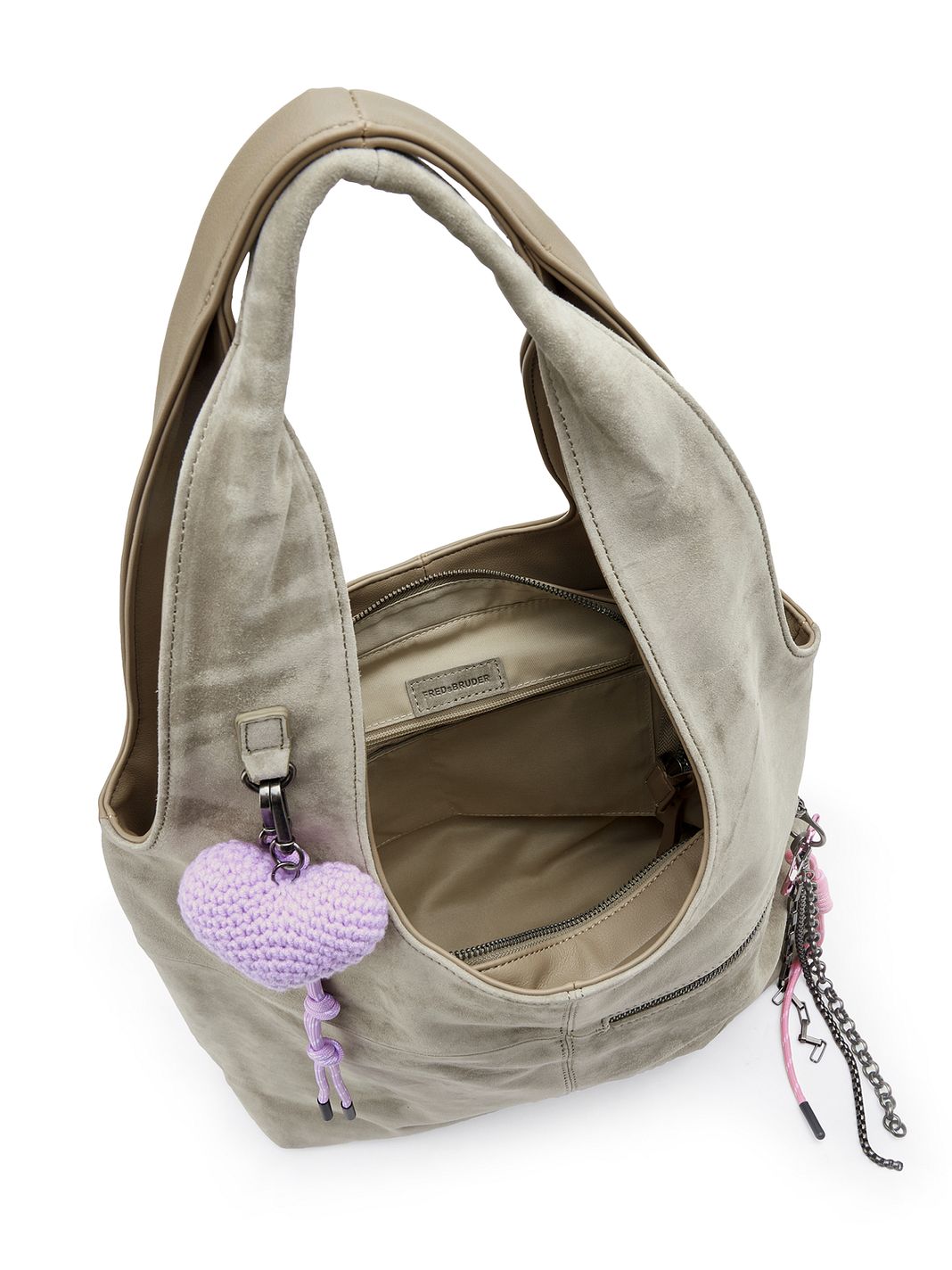 FredsBruder Beautiful Mess Borsa a spalla Vera Pelle 40 cm FredsBruder Beautiful Mess Borsa a spalla Vera Pelle 40 cm