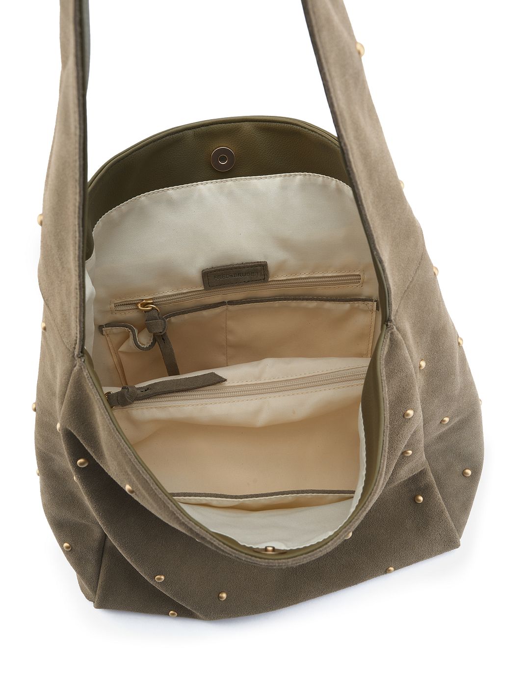 FredsBruder The Beaded One Borsa a spalla Vera Pelle 32 cm