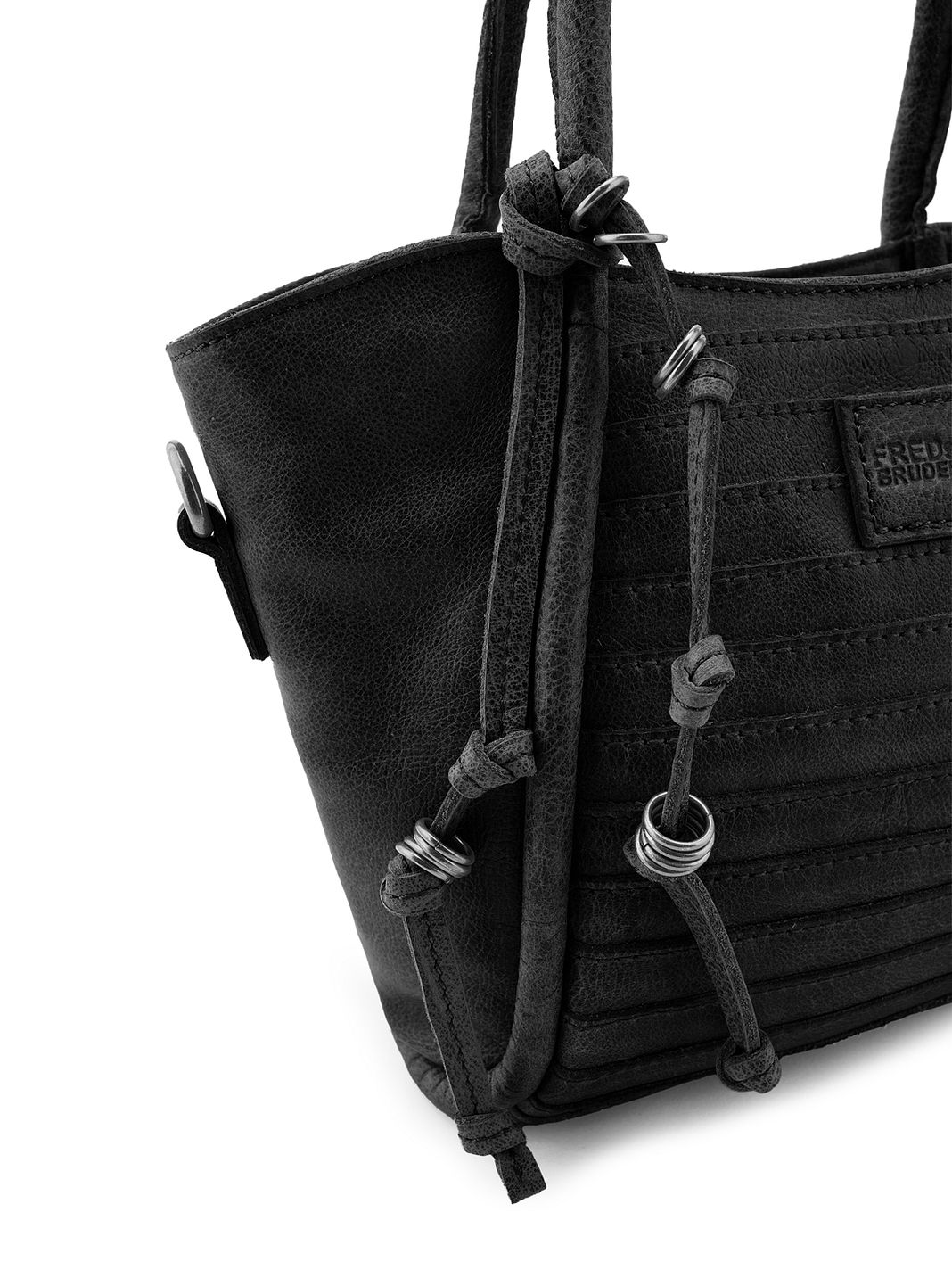 FredsBruder Layer Mini Borsa Borsa a spalla Vera Pelle 17 cm FredsBruder Layer Mini Borsa Borsa a spalla Vera Pelle 17 cm