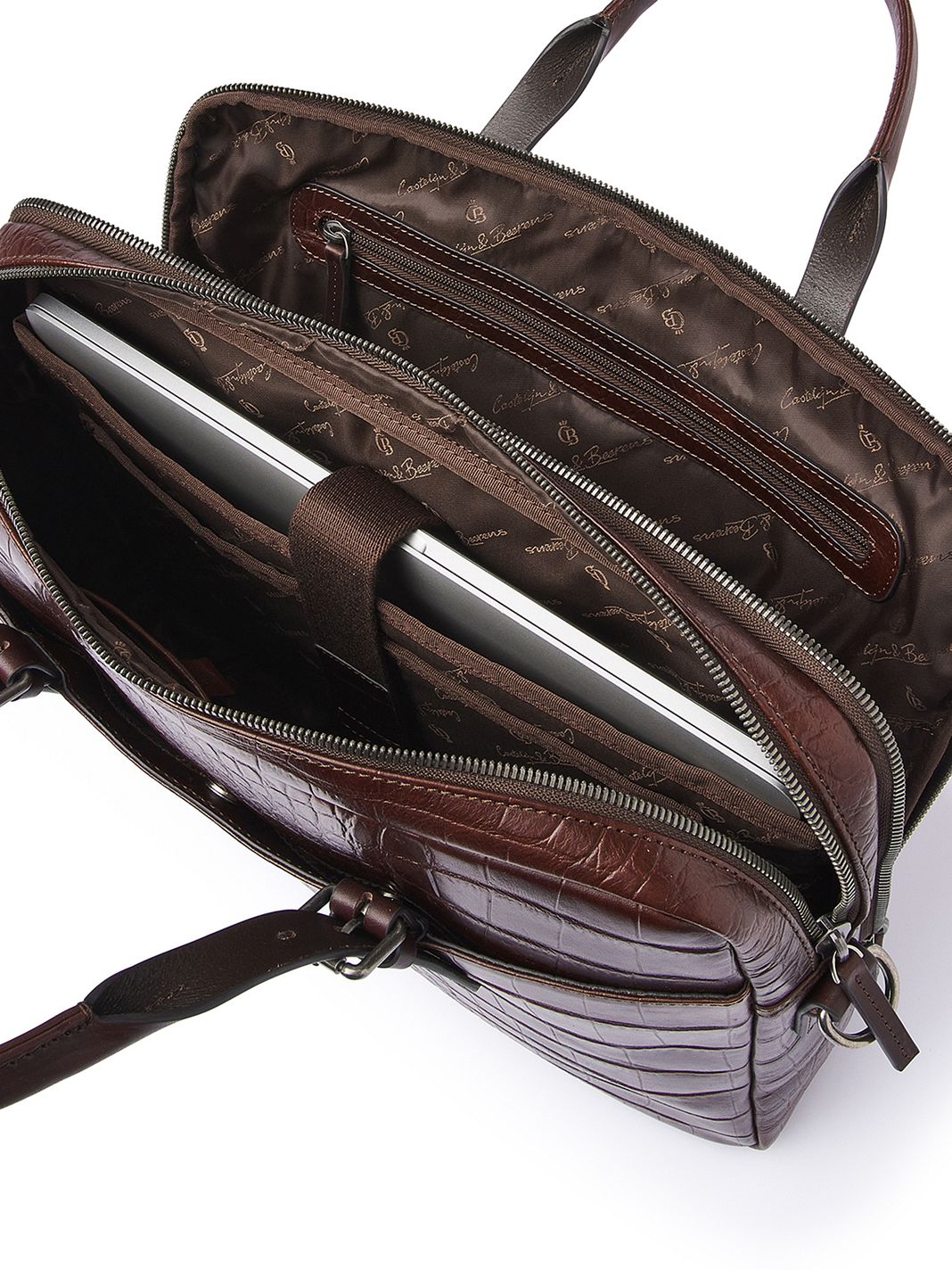 Castelijn & Beerens Jules Portfölj RFID-skydd Läder 30 cm Laptopfack Castelijn & Beerens Jules Portfölj RFID-skydd Läder 30 cm Laptopfack