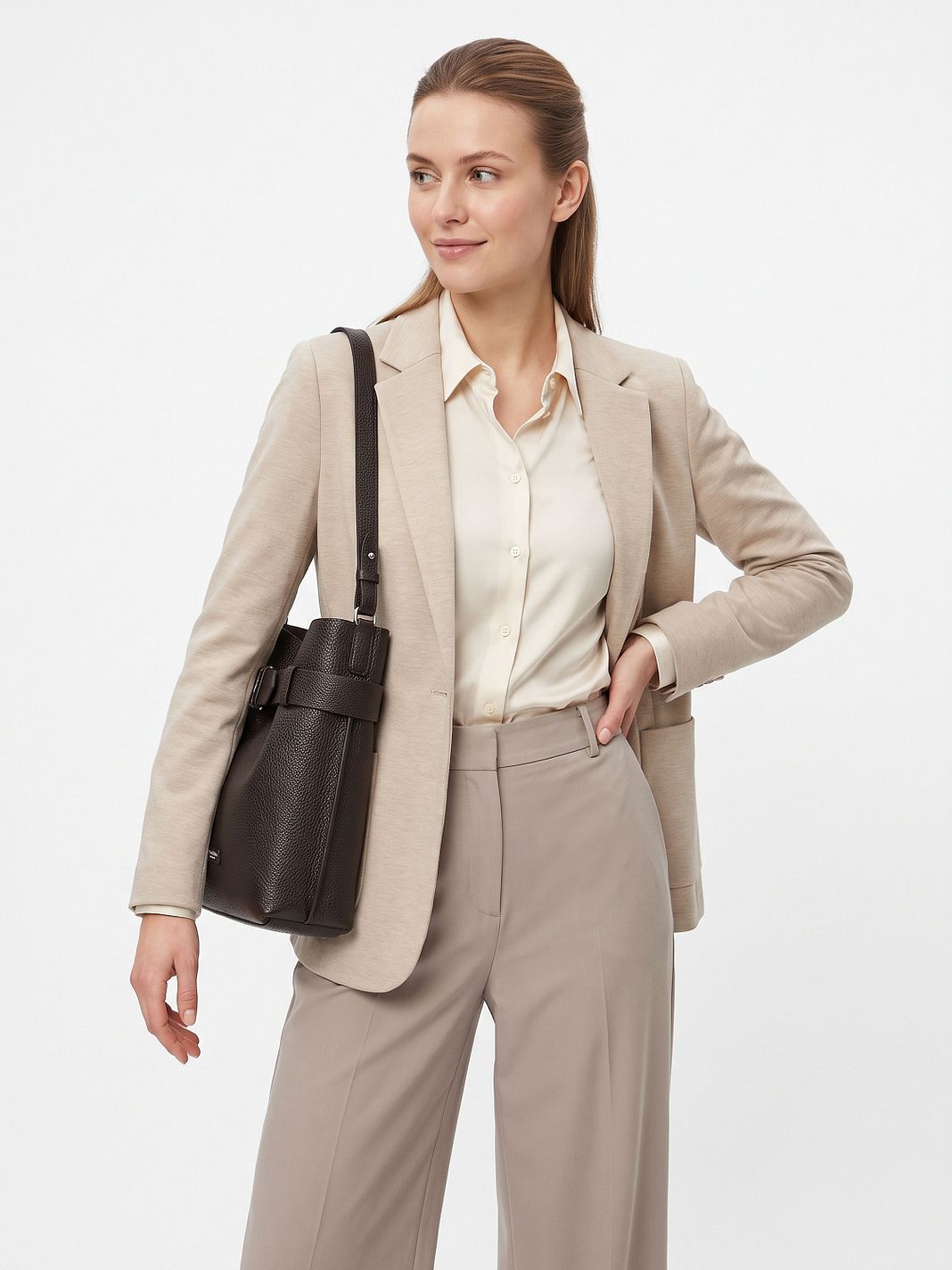 Marc O'Polo Borsa a spalla Vera Pelle 28 cm Marc O'Polo Borsa a spalla Vera Pelle 28 cm