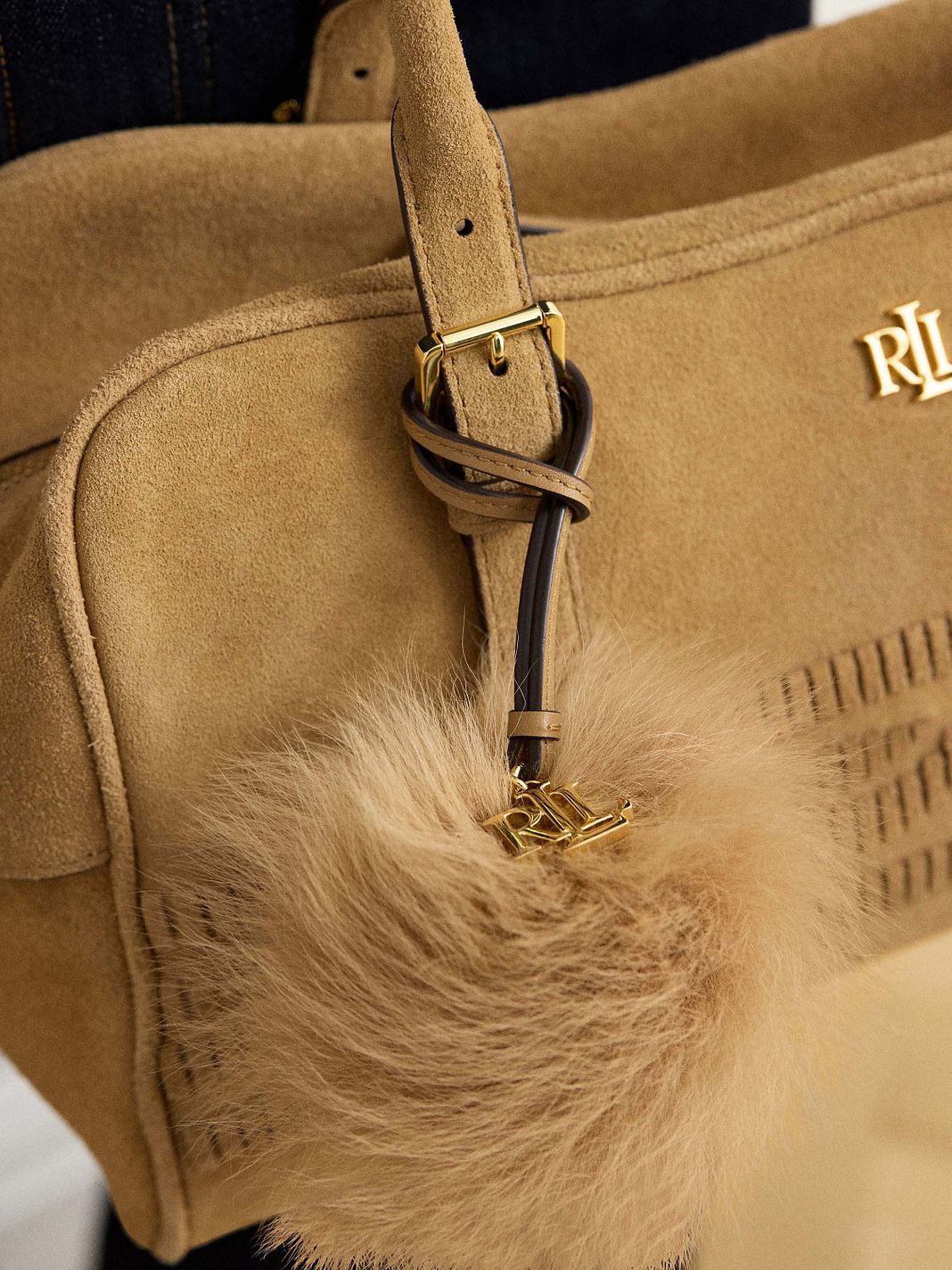 Lauren Ralph Lauren Lädernyckelring, 23 cm Lauren Ralph Lauren Lädernyckelring, 23 cm