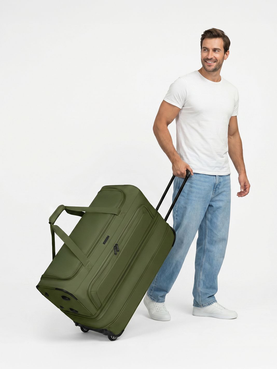 Redolz Duffle Essentials 2-pyöräinen matkakassi, pituus 70 cm, laajennettava osa
