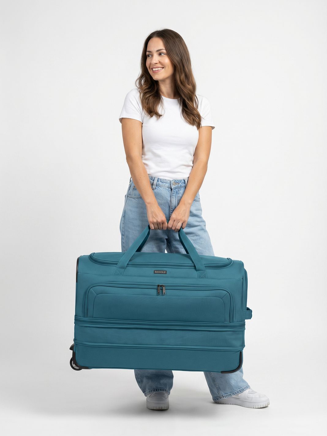 Redolz Duffle Essentials 2-pyöräinen matkakassi, pituus 70 cm, laajennettava osa