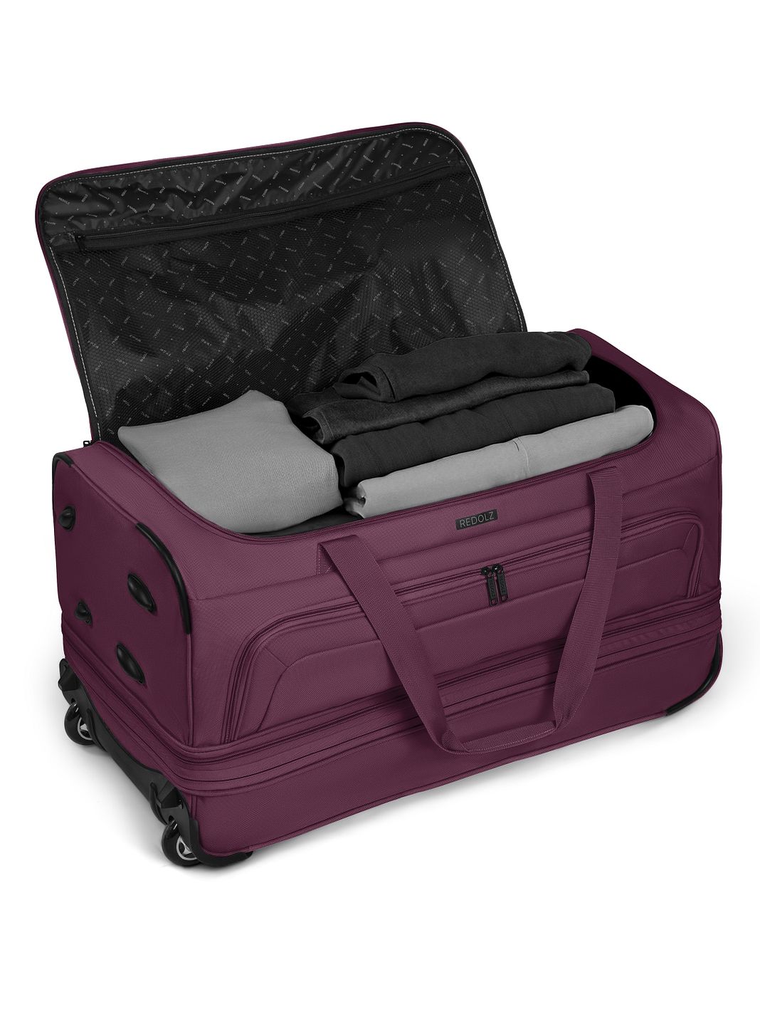 Redolz Duffle Essentials 2-pyöräinen matkakassi, pituus 70 cm, laajennettava osa Redolz Duffle Essentials 2-pyöräinen matkakassi, pituus 70 cm, laajennettava osa